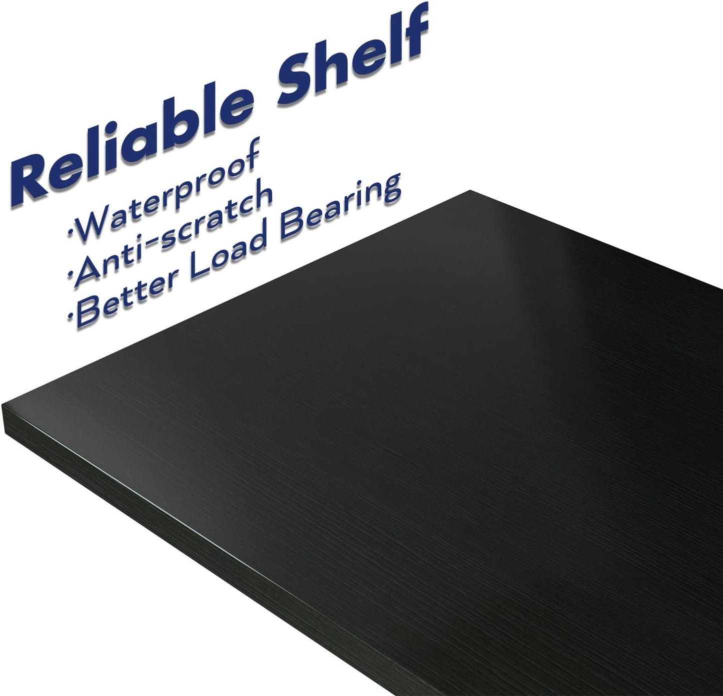 NUMENN Narrow Bookshelf, 6 Tier Bookshelves, Home Office Bookcase Shelf Storage Organizer, Free Standing Storage Shelving Unit for Bedroom, Living Room and Home Office, Black