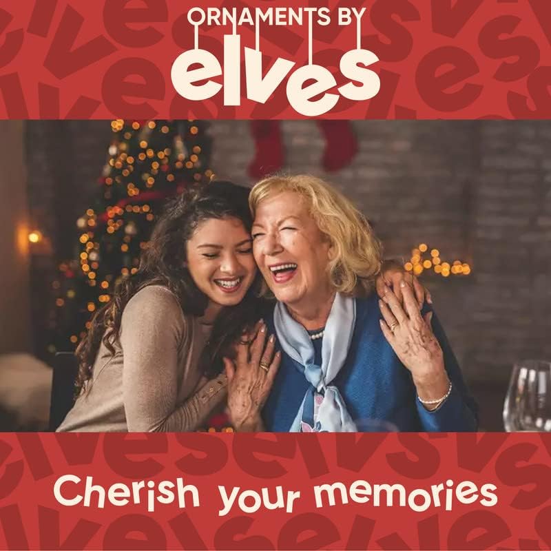 3D Snowman Family of 5 Ornament 2025 Personalized Family Christmas Ornaments 2025 | Snow People Mittens Personalized Tree Ornaments for Grandchildren, Siblings & Grandkids of Five Ornament Snowmen