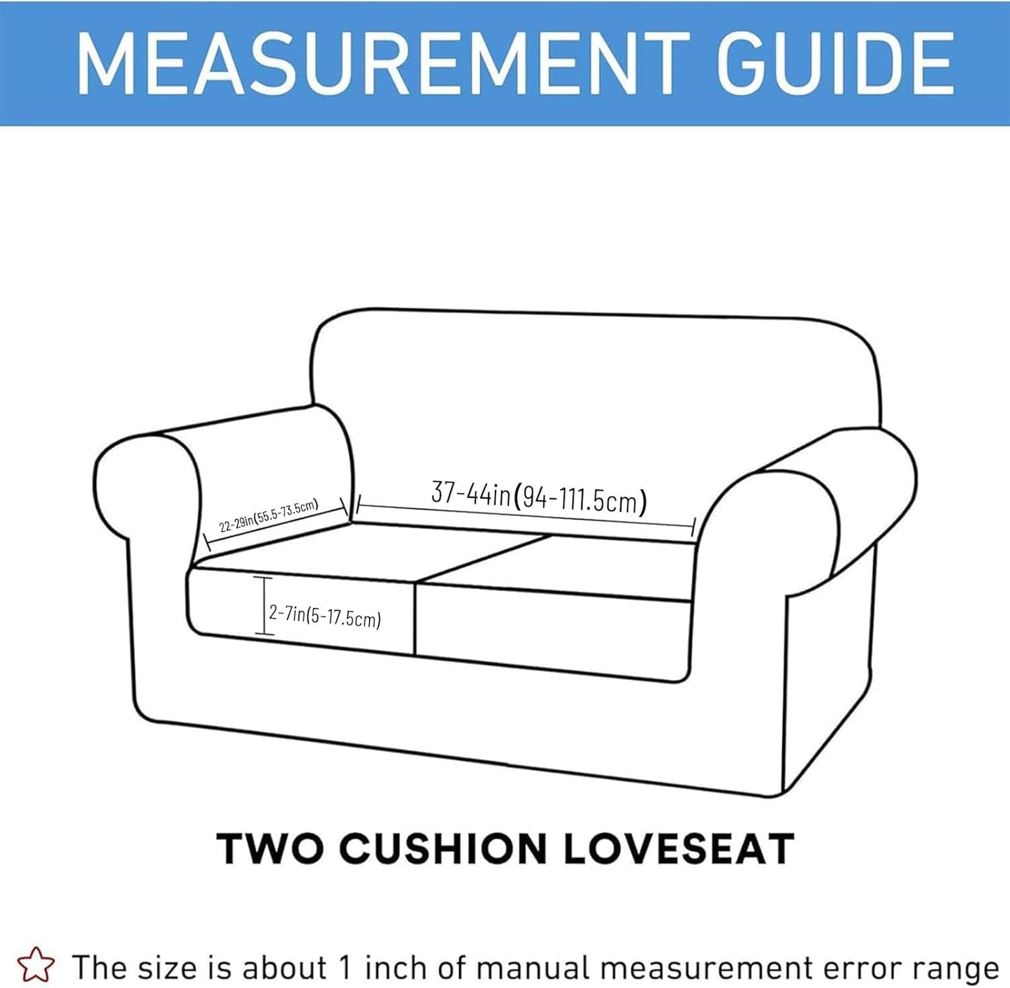 hyha Waterproof Couch Cushion Covers for Pets, Non Slip Sofa Seat Cover for Dogs Washable, Soft Thick Stretch Jacquard Fabric, Sofa Slipcovers with Elastic Bottom (1 Piece for Medium, Green)