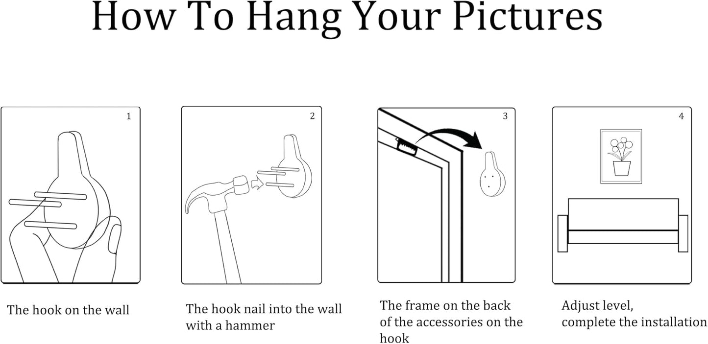 Blue Wall Art Large Pictures for Living Room Abstract Wall Decor Wall Decoration Print Pictures Canvas Framed Artwork Minimalist Paintings for Office Above Bed Wall Decor 24×48in