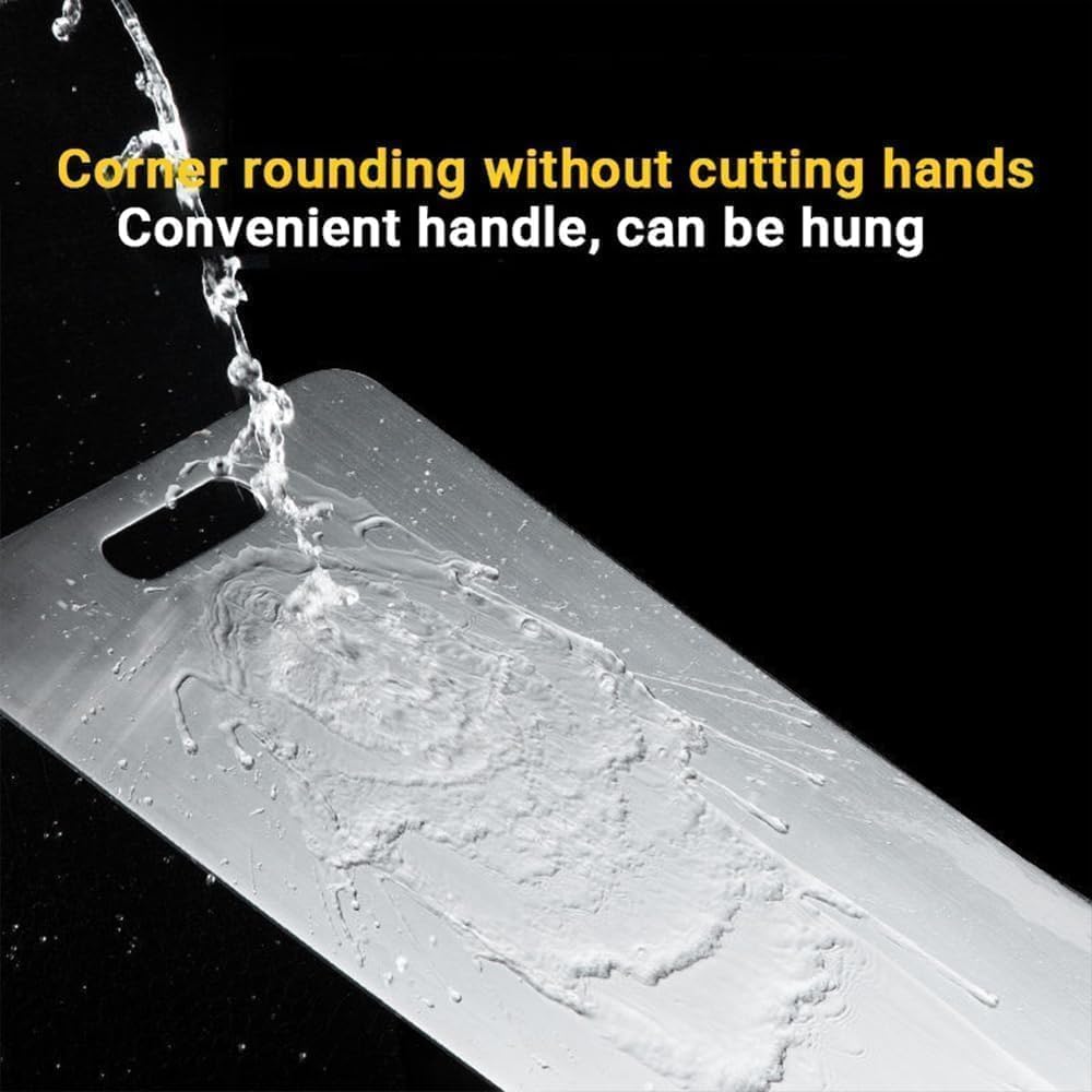 Titanium Cutting Board,100% Pure Titanium Cutting Boards for Kitchen, 2025 Double Sided Food-Grade Chopping Board for Cutting Meat Vegetable Fruit (12"L x 9"W)