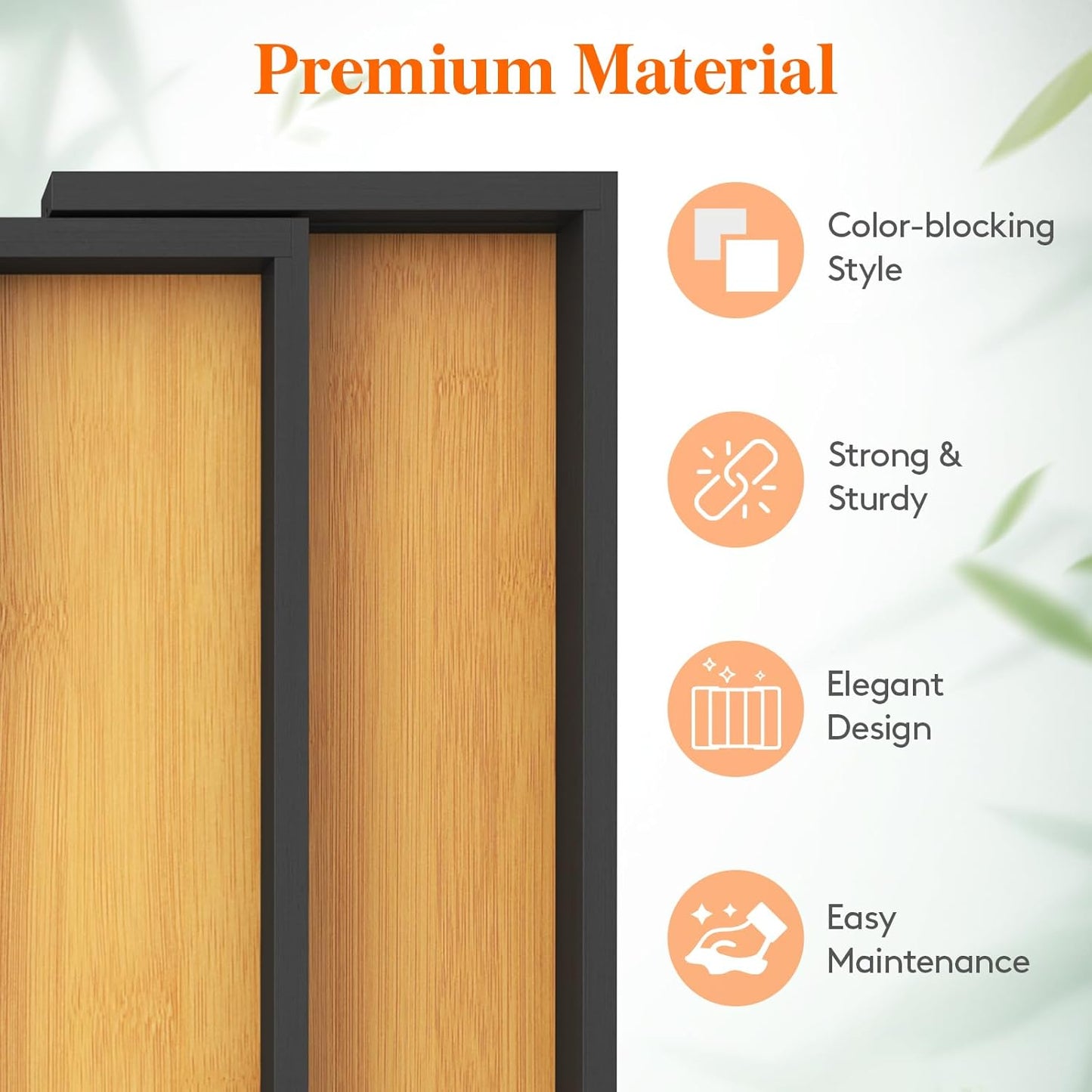 Lifewit Utensil Organizer for Kitchen Drawer, Bamboo Cooking Utensil Tray, Expandable Cutlery Silverware Flatware Holder, Adjustable Spatula Tools Gadgets Storage Divider, Large, Natural and Black