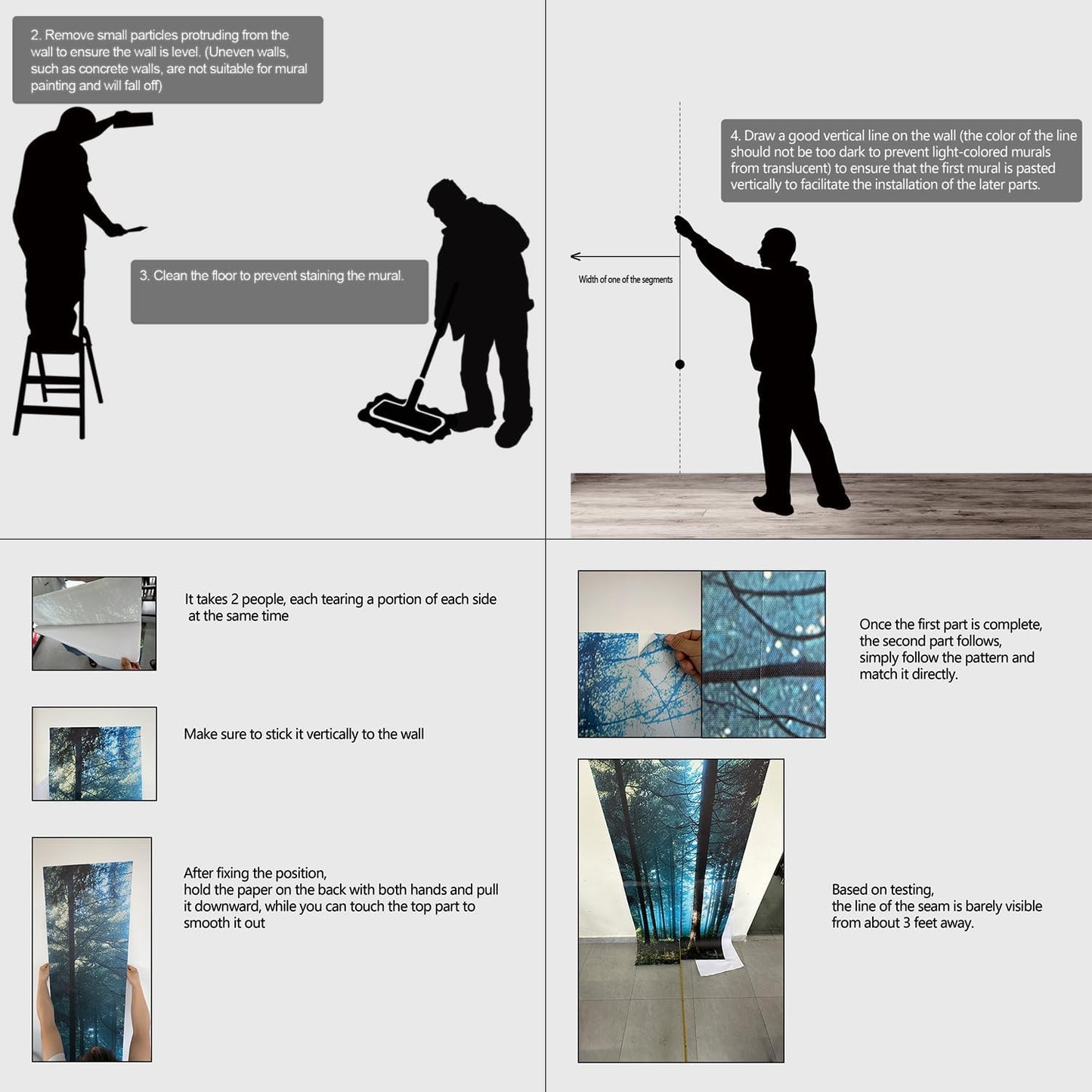 Spaceship Wall murals Peel and Stick Wallpaper for Bedroom Living Room - 58"x86"