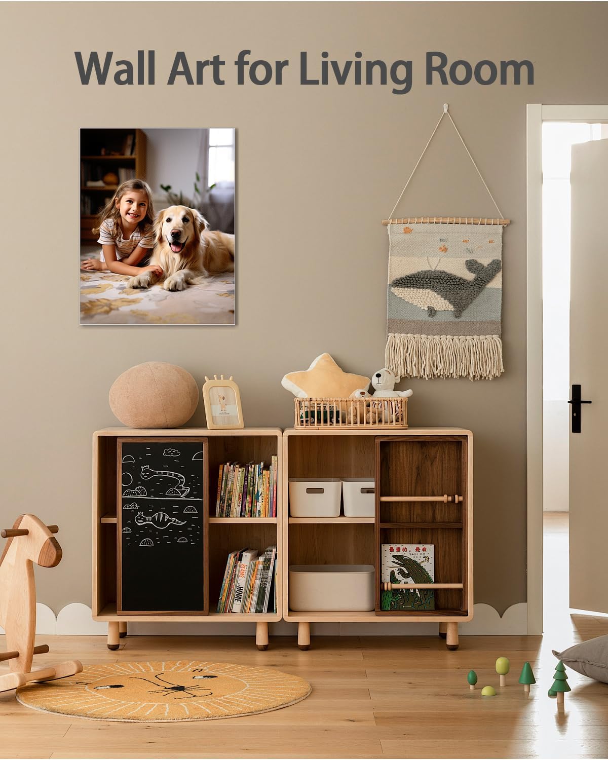 AbcCustomize Canvas Prints with Your Photos,Custom Canvas Wall Art for Bedroom, Living Room, Farmhouse Decor,Personalized Gifts Canvas Prints for Family,Friend,Lover,Pet