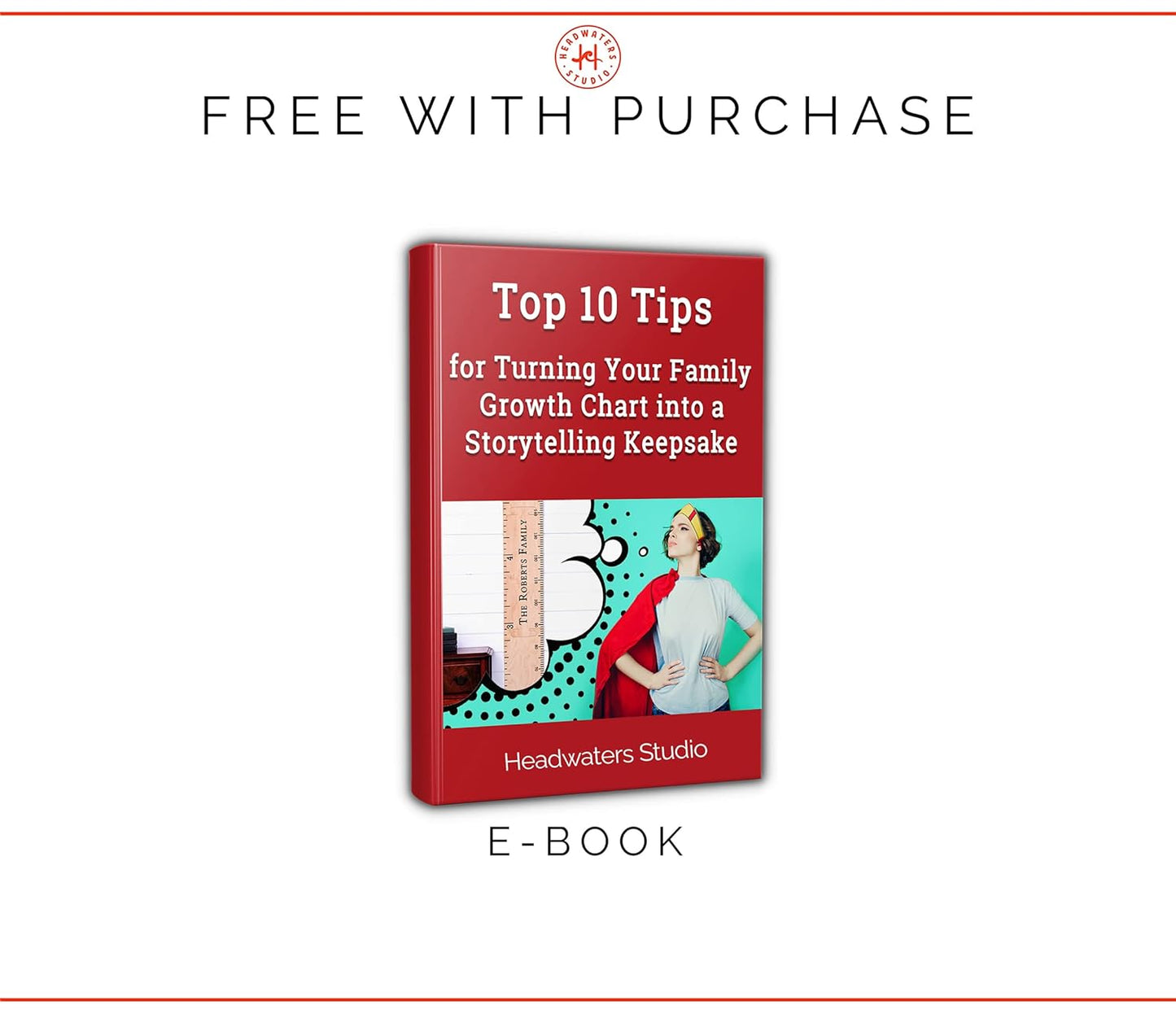 Wooden Surfboard Wall Decor Growth Chart - Surf Board Wall Decor for Kids Room, Wooden Growth Chart for Wall, Surfboard Wall Art, Surfboards for Decoration - Blue Wave (9.5"x 45")