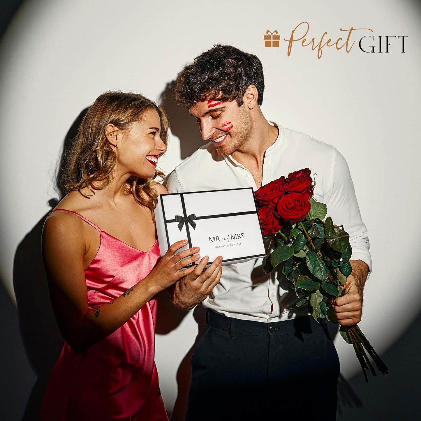 Ribbed Coupe Glasses for Anniversary Engagement Wedding Bridal Shower Gifts for Couple, Crystal Martini Glasses Set of 2, 10 Oz Vintage Wedding Mr and Mrs Champagne Flutes, Margarita Cocktail Glasses