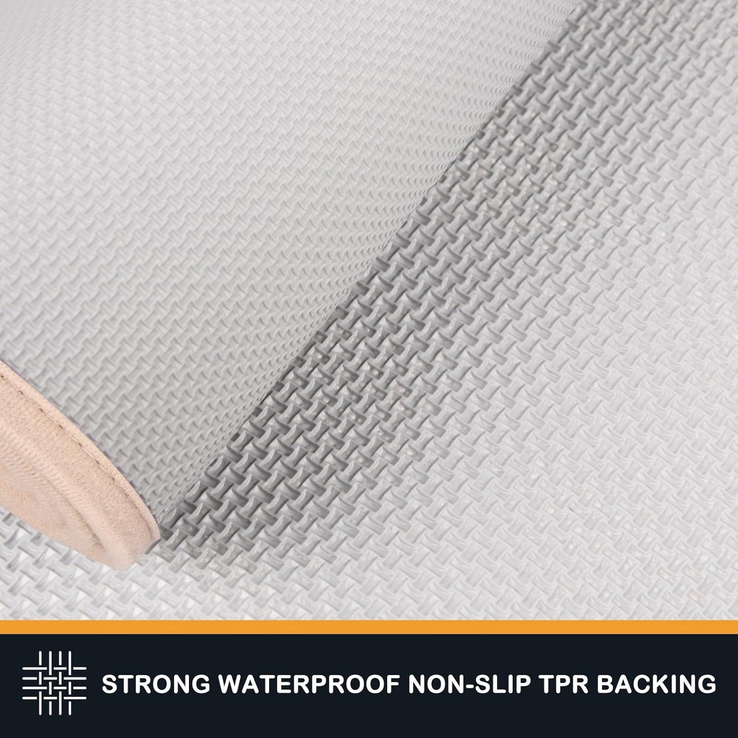 PURRUGS Dirt Trapping Door Mat 32" x 70", Non-Slip/Skid Machine Washable Entryway Rug, Dog Doormat, Super Absorbent Welcome Mat for Muddy Wet Shoes and Paws, Beige