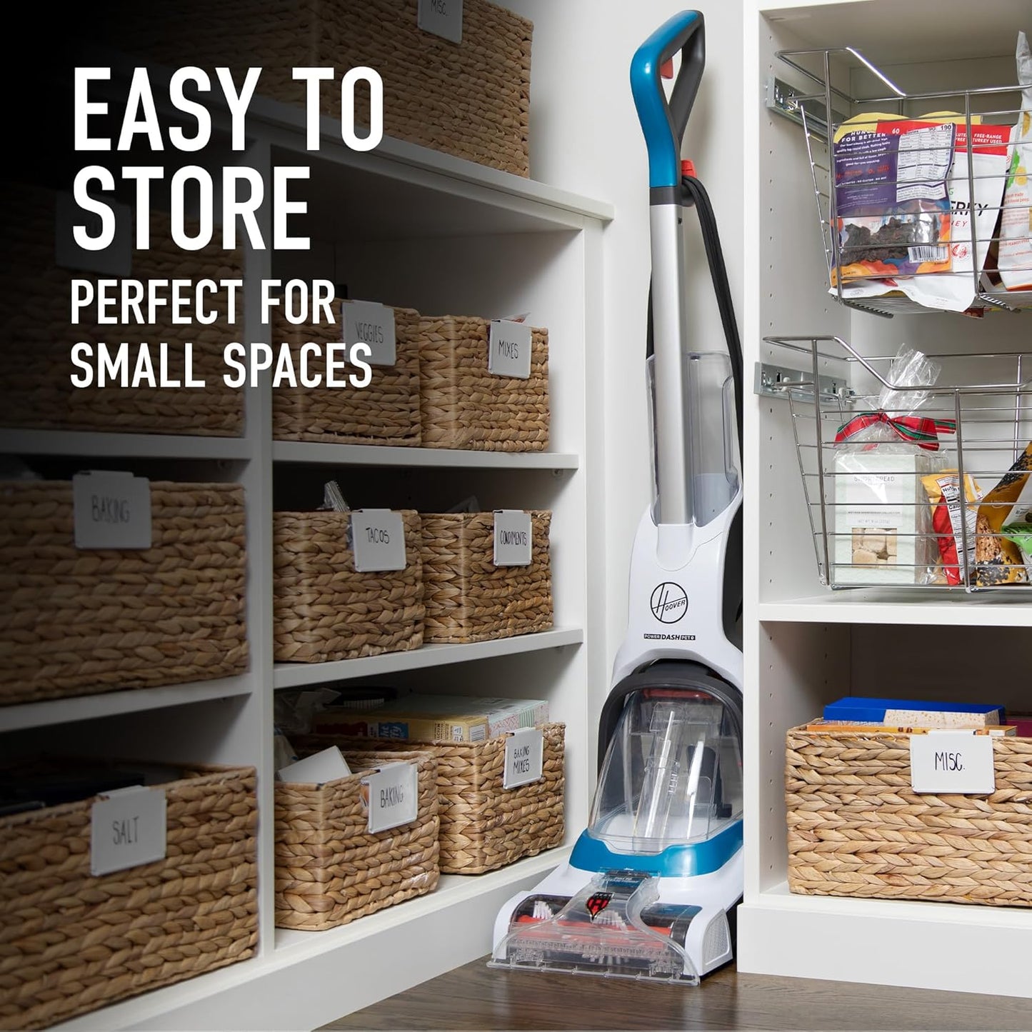 Hoover PowerDash Pet Compact Carpet Cleaner Machine, Lightweight Carpet Shampooer Machine, Pair with a Hoover Cleaner Solution for a Bright, Refreshed Home