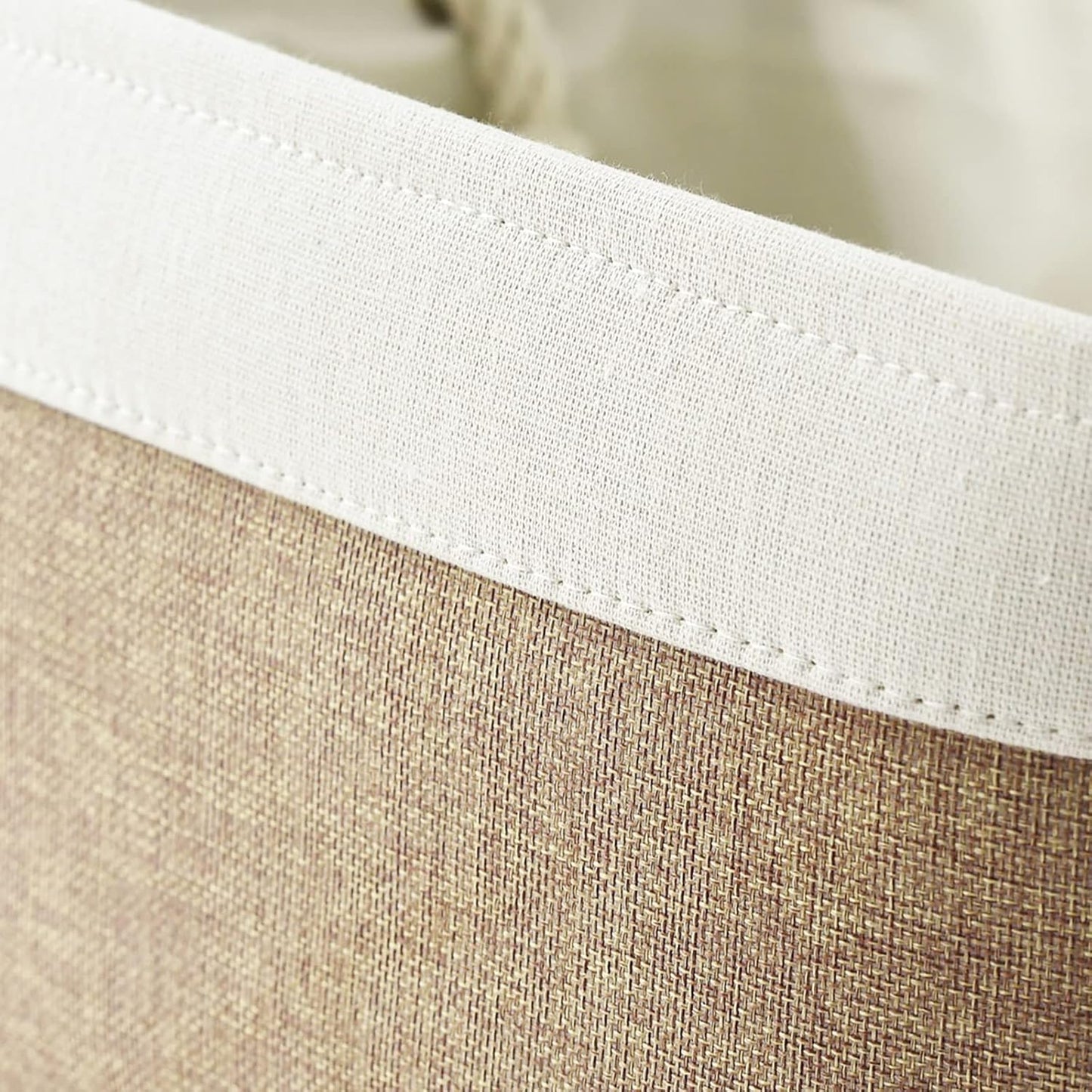 Storage Basket Fabric Sturdy Canvas Storage Bins Organizer with Handles for Clothes and Storage Foldable Storage Boxes Cubes