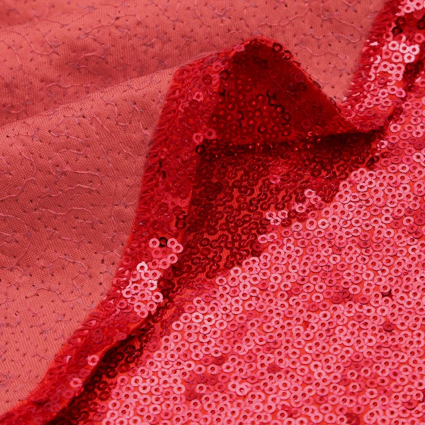 Red Tree Skirt 24 inches Small Christmas Tree Skirt Glitter Sequin Tree Skirt for Christmas Decorations