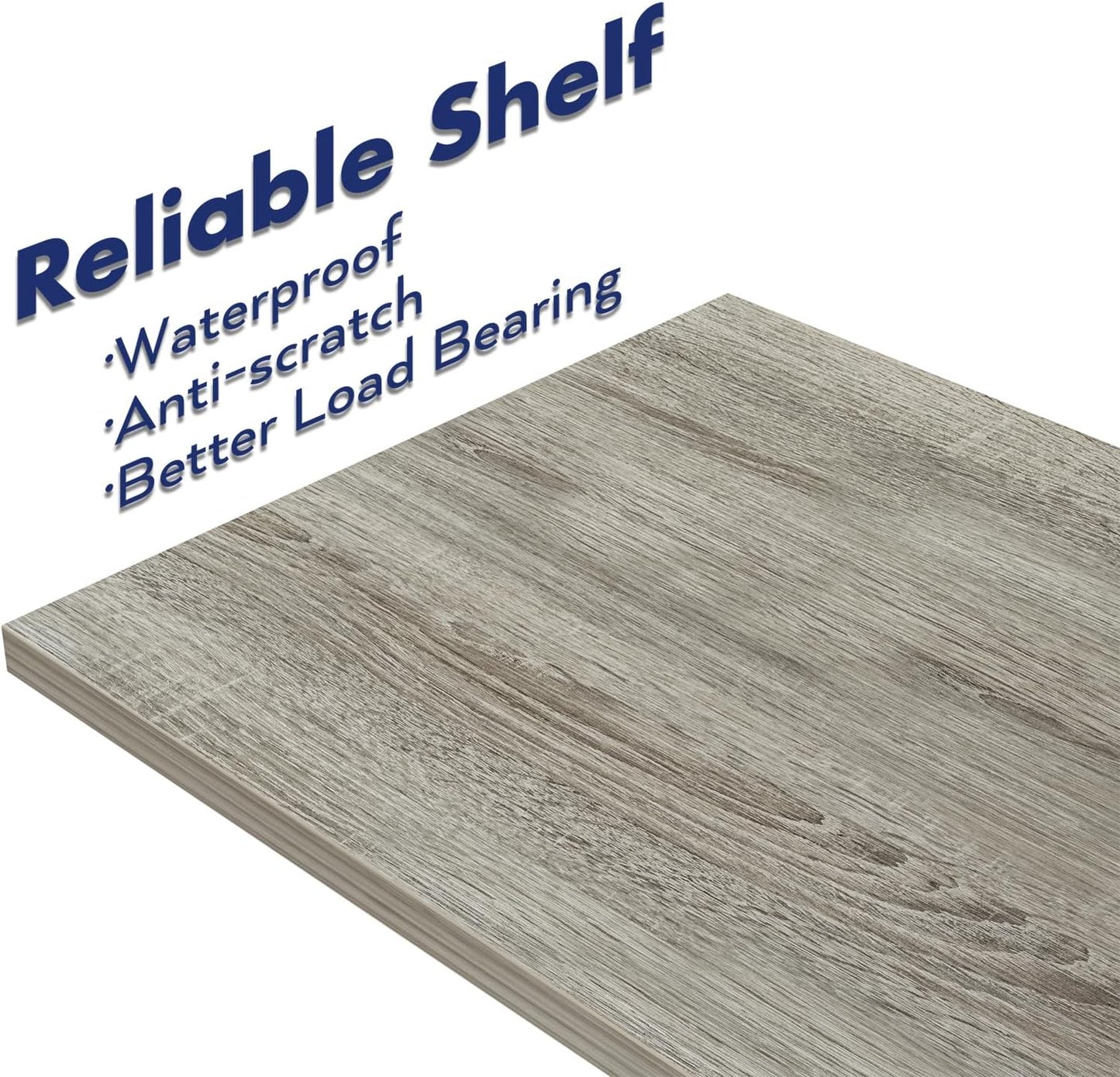 NUMENN Narrow Bookshelf, 5 Tier Bookshelves, Home Office Bookcase Shelf Storage Organizer, Free Standing Storage Shelving Unit for Bedroom, Living Room and Home Office, Grey