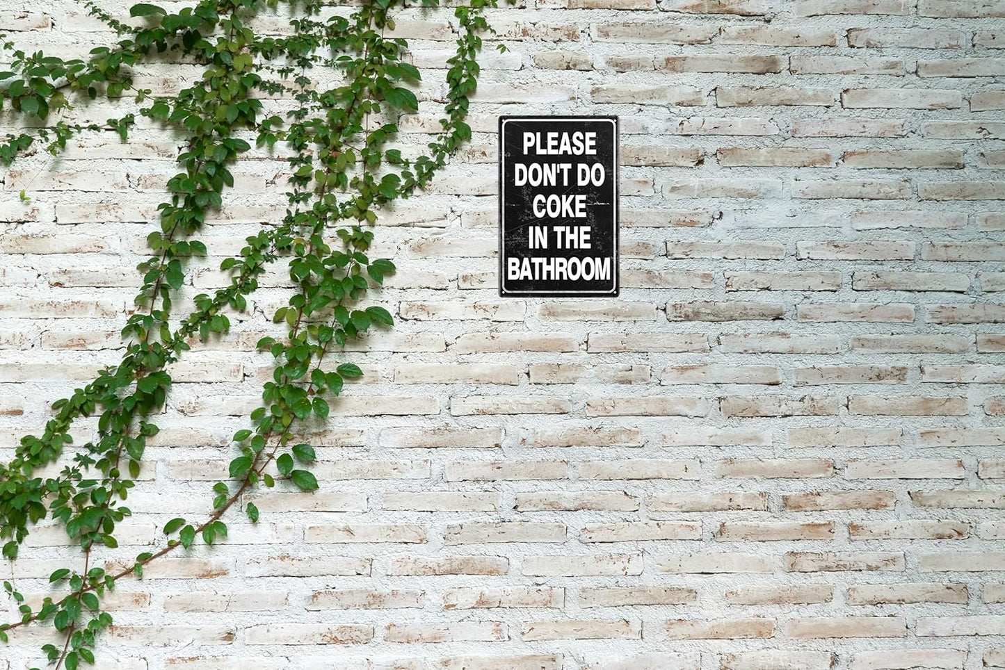 Vintage Tin Sign Retro Metal Funny Bathroom Signs for Home Decor Stylish Wall Art Plaques Gift for Bathroom Kitchen and Gothic Wall Decor in Every Room 12x8 in