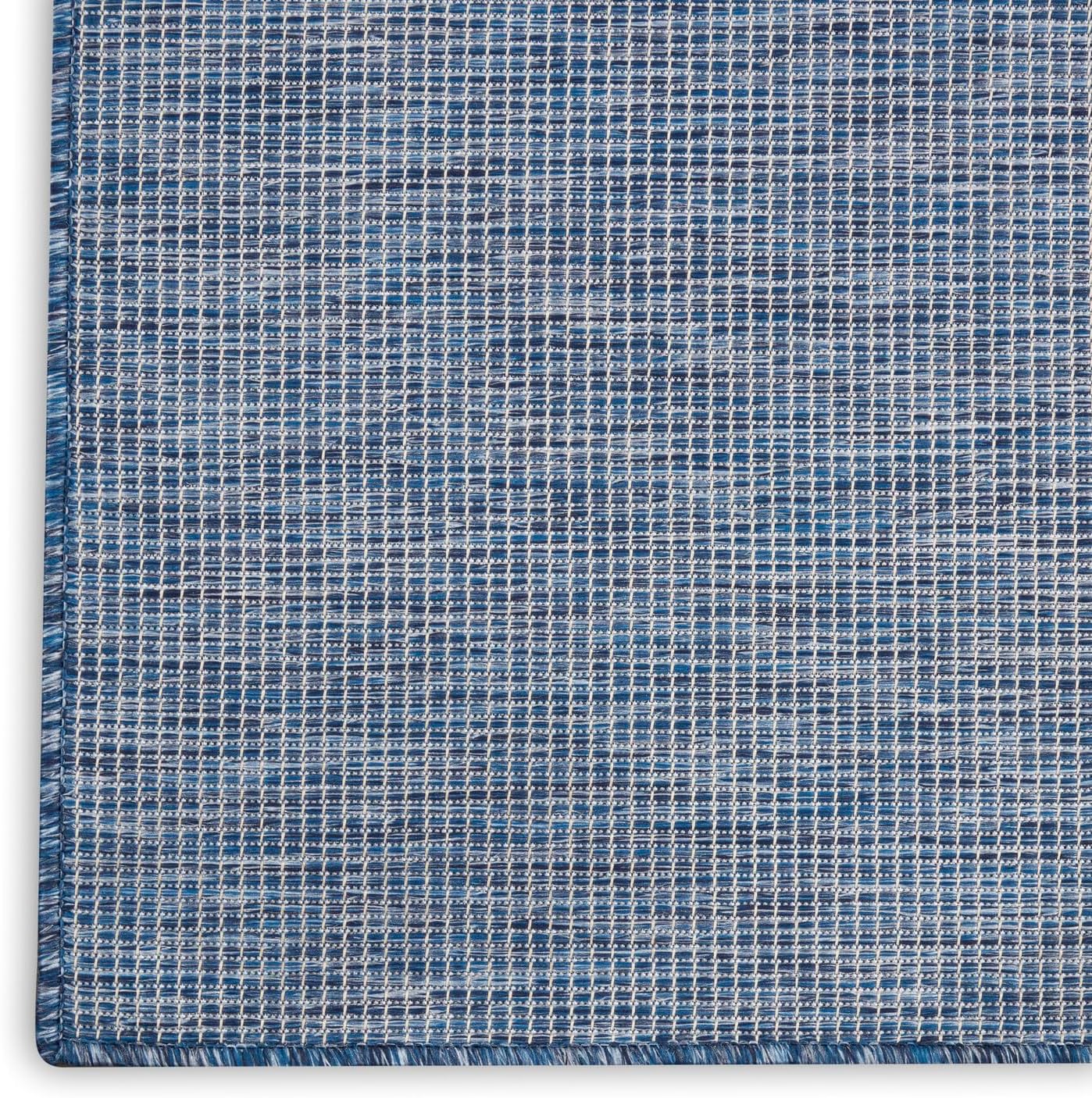 Nourison Positano Indoor-Outdoor Navy Blue 9' x 12' Area Rug, Easy Cleaning, Non Shedding, Bed Room, Living Room, Dining Room, Backyard, Deck, Patio (9x12)