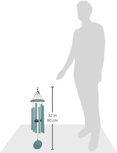 Corinthian Bells by Wind River - 30 inch Patina Green Wind Chime for Patio, Backyard, Garden, and Outdoor Decor (Aluminum Chime) Made in The USA