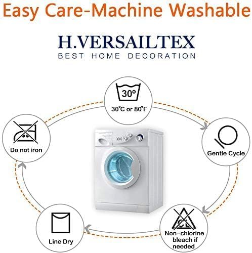 H.VERSAILTEX Velvet Stretch Individual Cushion Cover Plush Cushion Slipcover for Loveseat Sofa Furniture Protector Seat Cushion Sofa Cover (1 Piece Loveseat Cushion Cover, Bronze Brown)