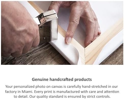 Photo.Gifts - Custom Canvas Prints with Your Photos 12 x10 inch - Customize with Your Picture & Text - Personalized Photo Canvas Wall Art for Bedroom, Living Room, Wedding - Personalized Photo Gifts