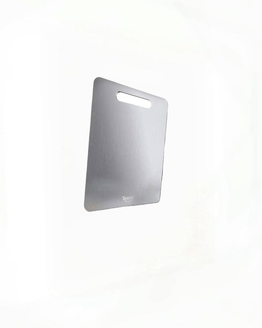 Titanium Cutting Board - 100% Pure Titanium Cutting Boards For Kitchen,Easy to clean, Double-sided food-grade Titanium Cutting Board For Cutting Meats, Fruits And Vegetables 12.2 * 8.2