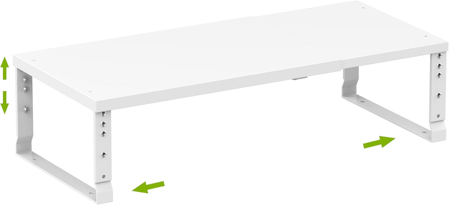 Expandable,Stackable Spice Rack,Seasoning Organizer and Storage,Spices Jar Racks for Cabinet,Countertop, Metal Pantry, Cupboard,Laundry Storages,Heavy Duty(1 PACK/LARGE/WHITE)