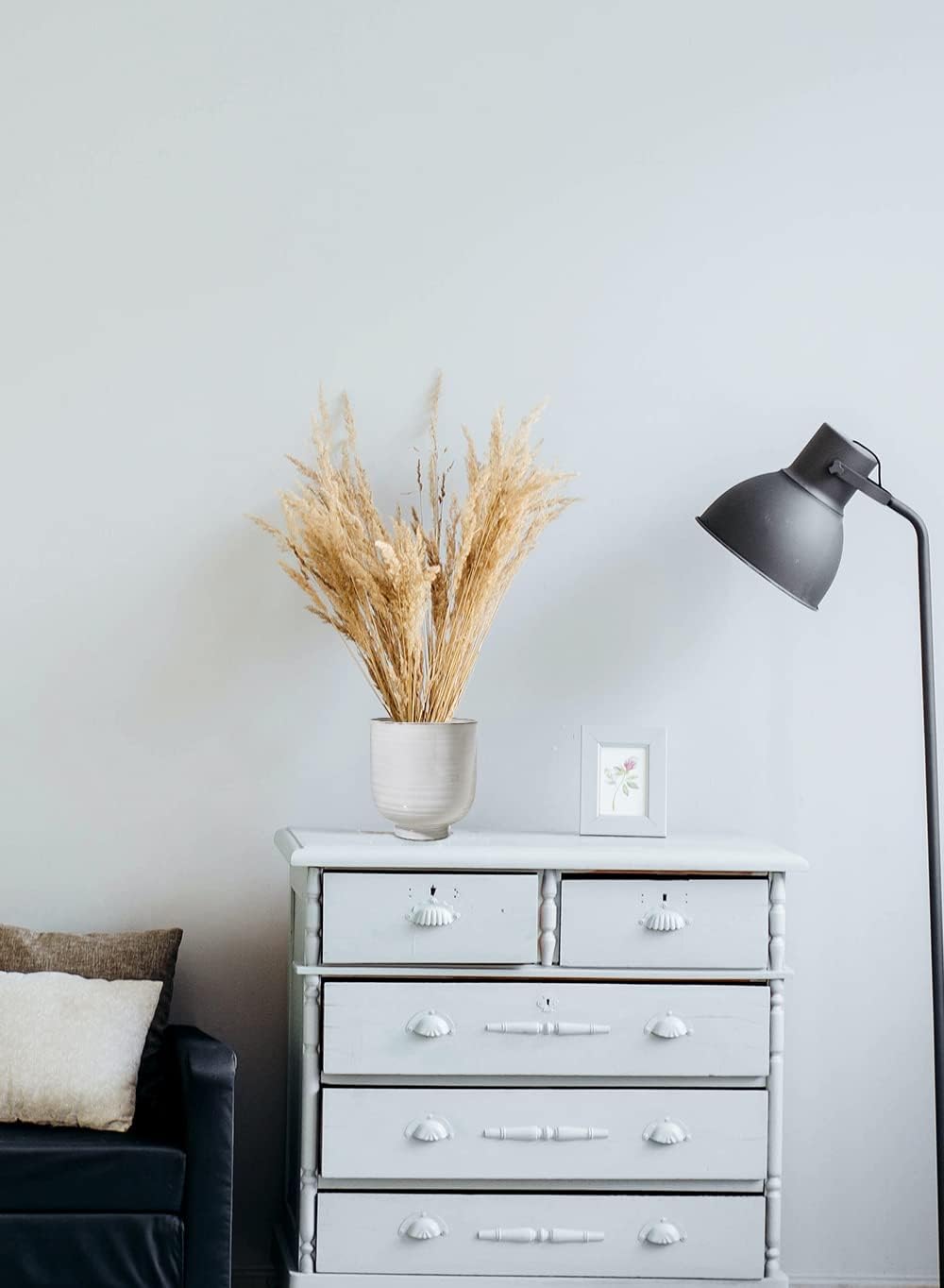 Serene Spaces Living Large Glazed Ceramic Pedestal Bowl- Centerpiece for Vintage Weddings, Events, Measures 7" Tall and 6.5" Diameter