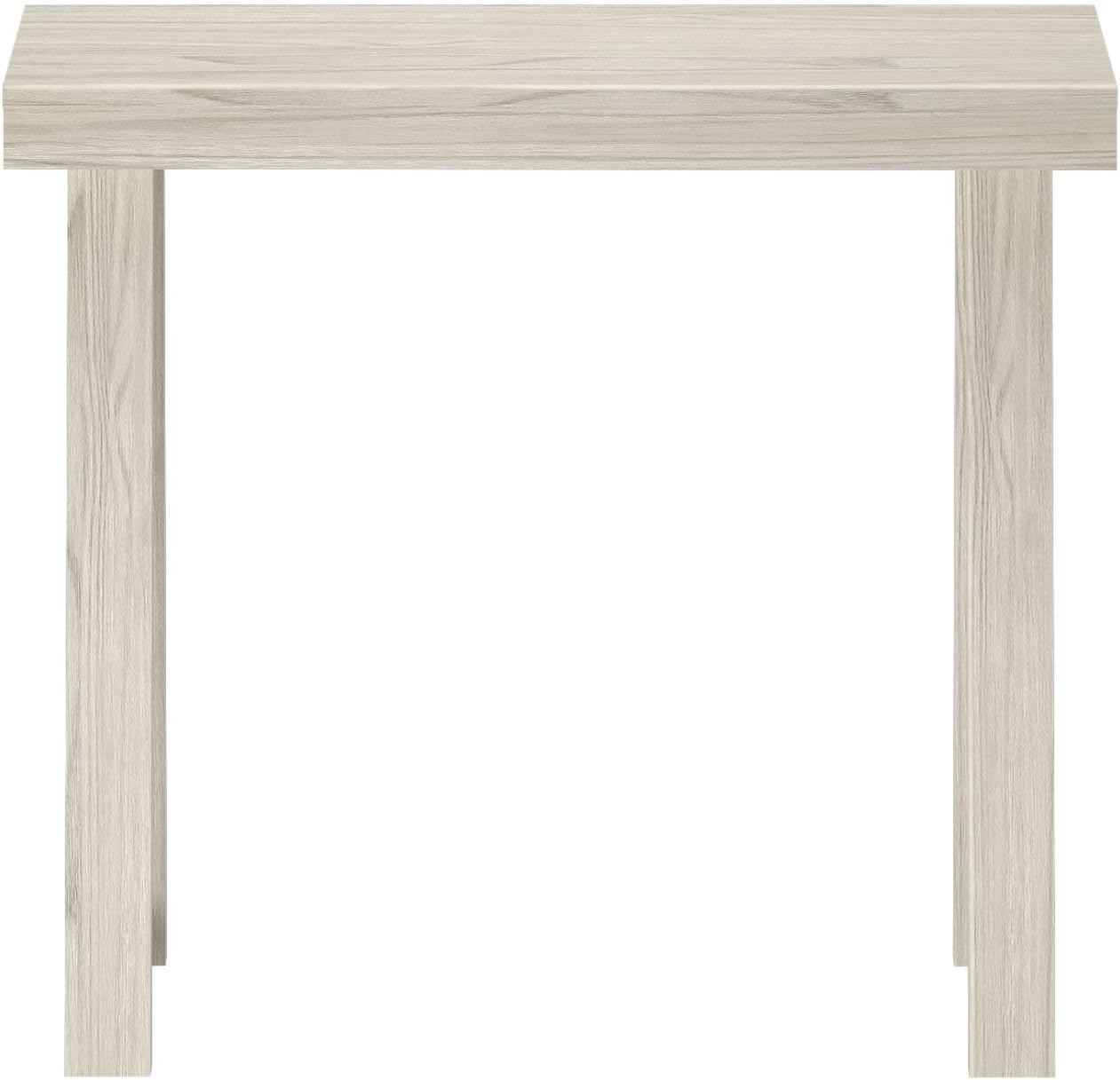 Plank+Beam Solid Wood Console Table, 36 Inch, Sofa Table, Narrow Entryway Table for Hallway, Behind The Couch, Living Room, Foyer, Easy Assembly, Coastal White
