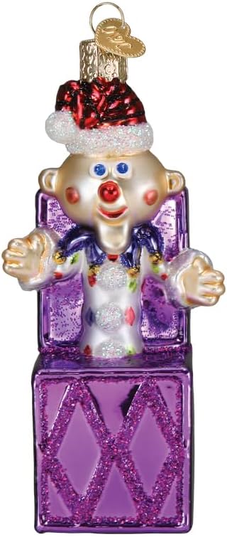 Old World Christmas Charlie-in-The-Box Glass Hanging Ornament