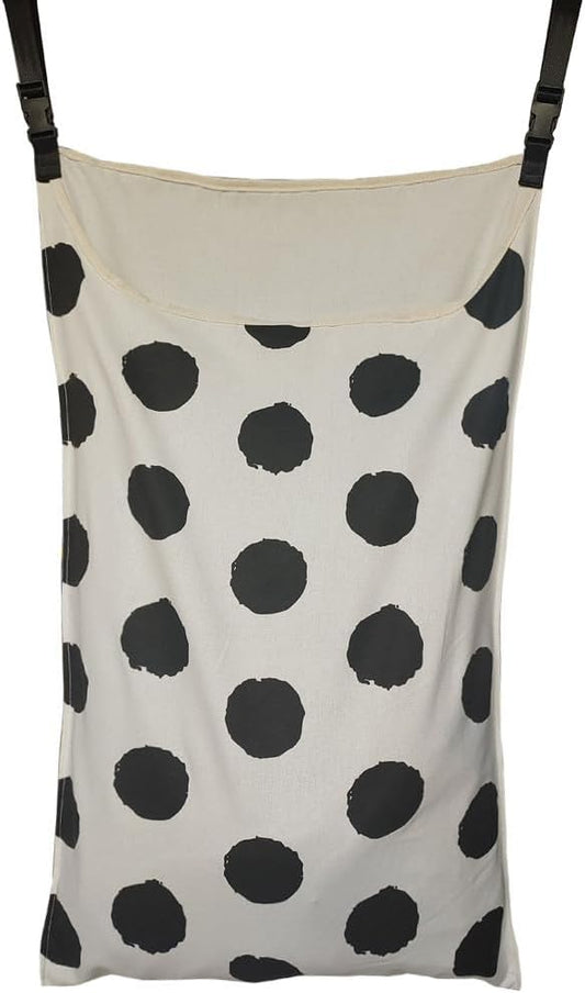 Adjustable Space Saving Door Hanging Laundry Hamper Bag Dorm Laundry Bag,Wide Open Top Over The Door Laundry Hamper with Free Hanging Hooks