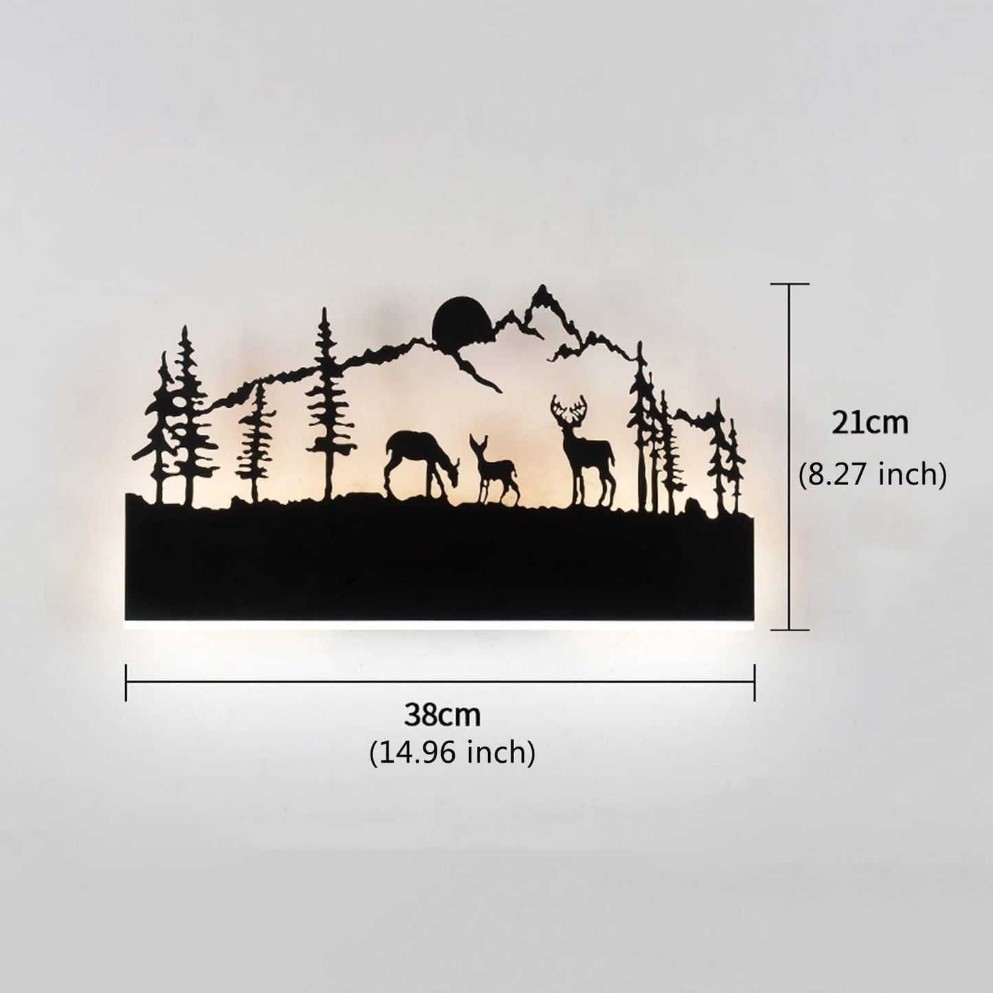 Wall Sconce LED Wall lamp (Sunset Deer)