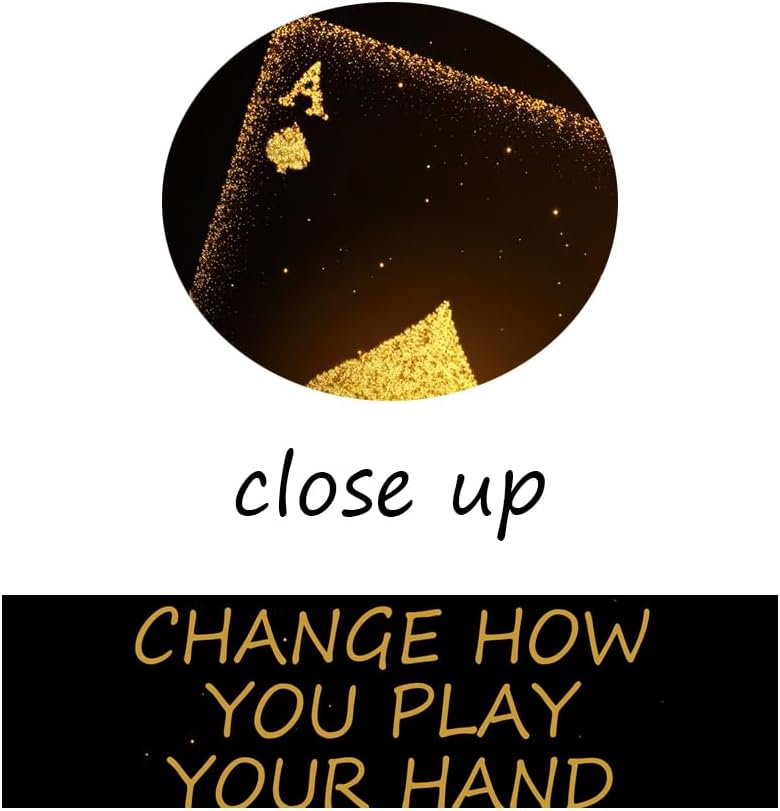 Poker Motivational Poster Ace of Spades Game Inspirational Wall Art Quotes Wall Decor for Living Room Bedroom Office Bathroom Canvas Print Artwork Framed Art Decoration Ready to Hang [18''Wx 24''H]