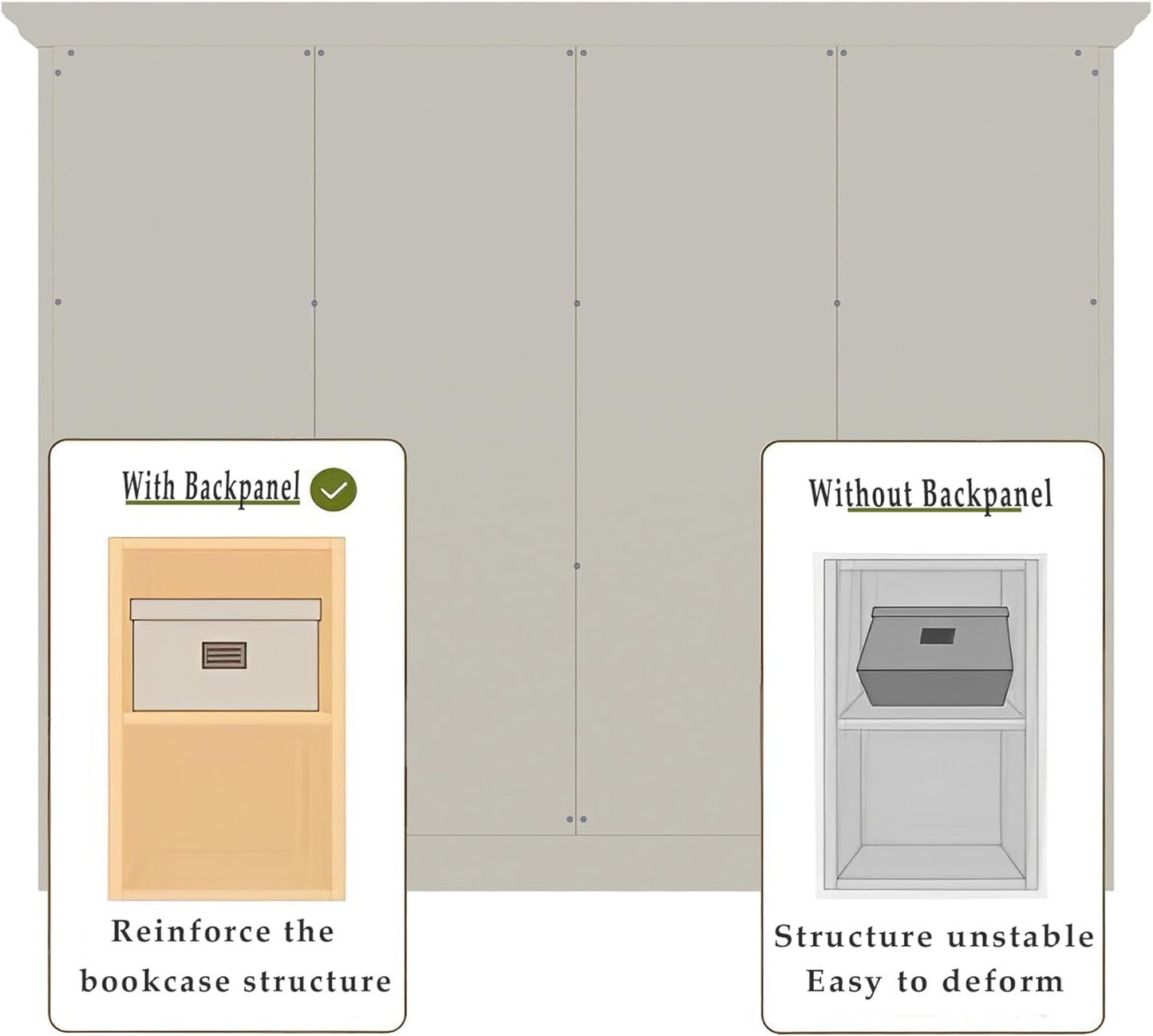 Wooden Cube Bookcase with Base - Modern 3 Tiers Floor Standing Open Shelf Cabinet for Home and Office, 12-Cube Lattice Bookshelf, Warm White