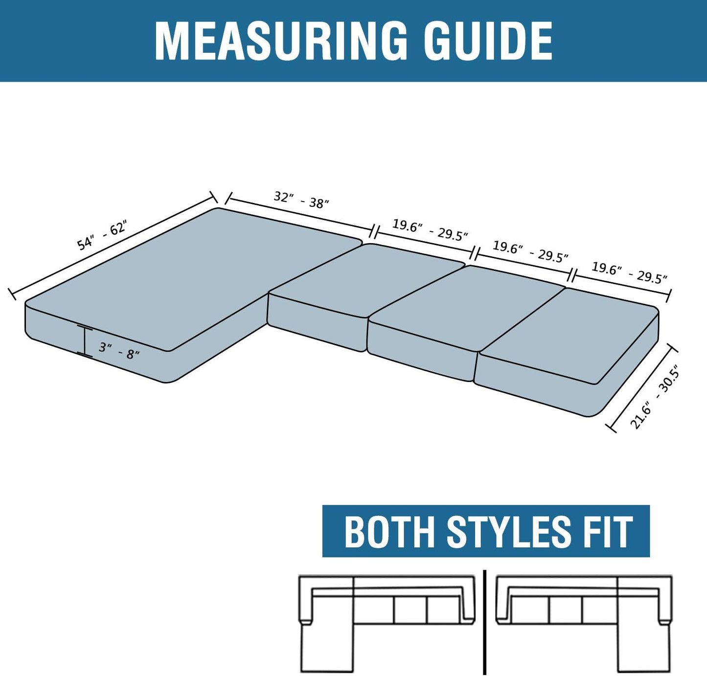 H.VERSAILTEX Velvet Stretch Sectional Couch Covers 4 Pieces Sofa Seat Cushion Covers L Shape Separate Cushion Couch Cover for Both Left/Right Couch (Large Sofa 3 Seater + 1 Chaise, Taupe Striped)