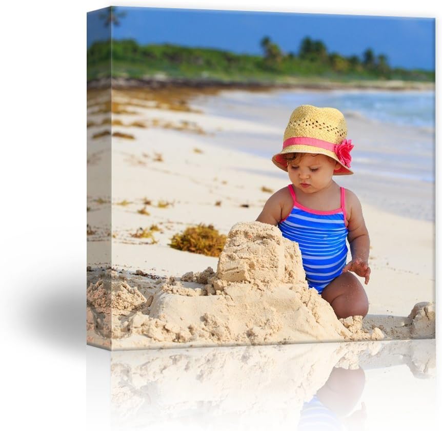 wall26 Personalized Photo to Canvas Print Wall Art - Custom Your Photo On Canvas Wall Art - Digitally Printed (16" x 16")