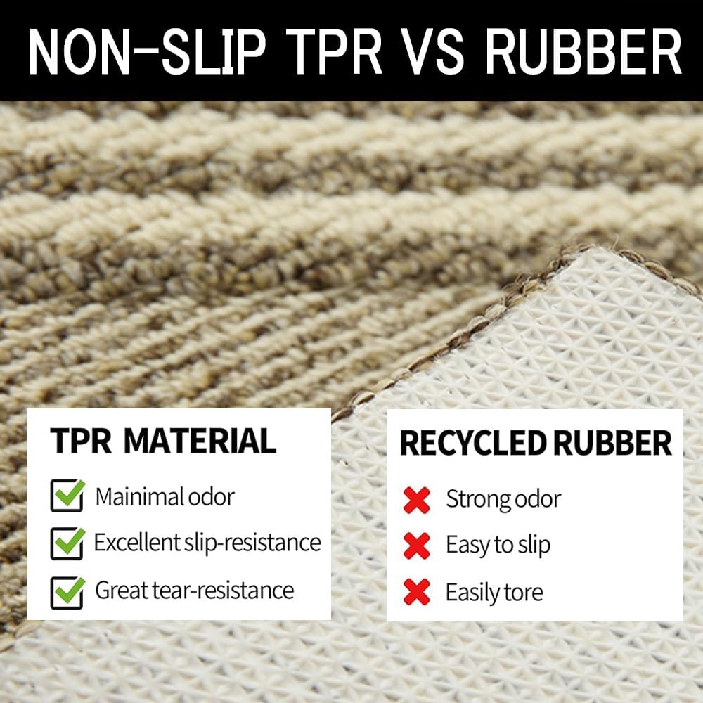 Door Mat Indoor Entrance, Large Welcome Mat Outdoor, Non Slip Front Door Mat Entryway (23“X35”)