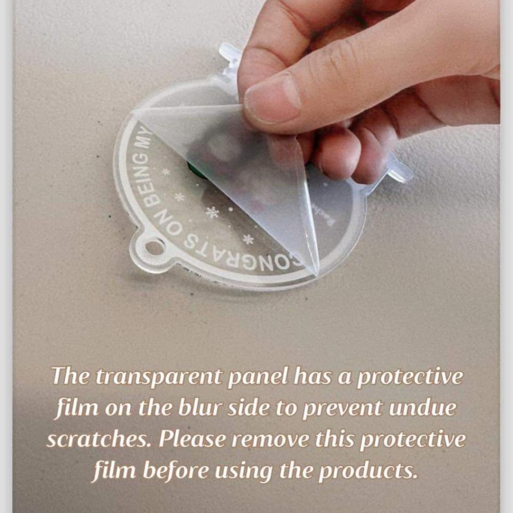 Pawfect House Custom Photo Acrylic Ornament, Personalized Christmas Sympathy Memorial Gift for Loss of Mom, Dad, Not A Day Goes by, in Memory of Christmas Ornament, Grief Gifts for Women, Men