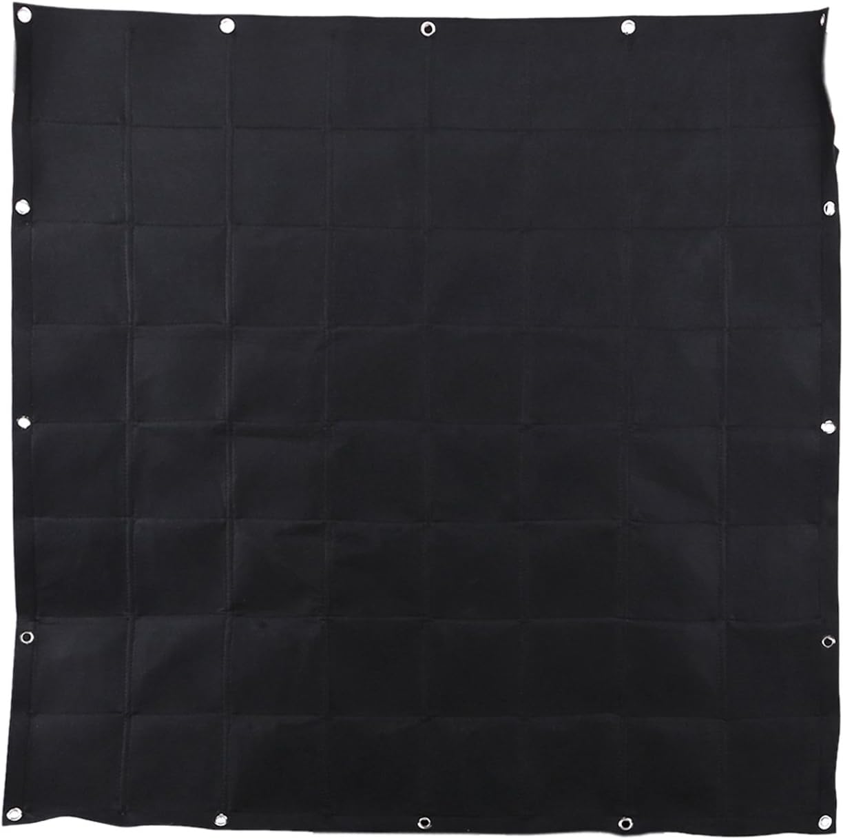 Ogrmar 64 Pockets Vertical Wall Garden Planter Plant Grow Bag for Flower Vegetable for Indoor/Outdoor (64 Pockets, Black)