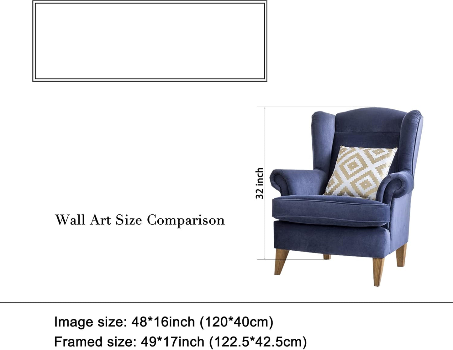 Wieco Art Framed Wall Art Chicago City Center Skyline Black and White Wall Decor Canvas Prints Modern Cityscape Wall Decorations for Living Room Pictures for Bedroom Decorations