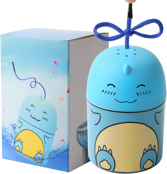 Toilet Bowl Cleaner-Cute Dinosaur-Shaped Toilet Bowl Cleaner Bottle Automatic Bathroom Toilet Tank Cleaner Easy-To-Use Septic Safe Toilet Cleaner in Bottle with Ocean Scent (1, blue)