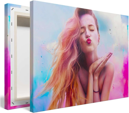 Photo.Gifts - Custom Canvas Prints with Your Photos 10x8 inch - Premium Quality Wall Decor Made in USA - Personalized Canvas Wall Art for Bedroom, Living Room, Wedding - Personalized Photo Gifts