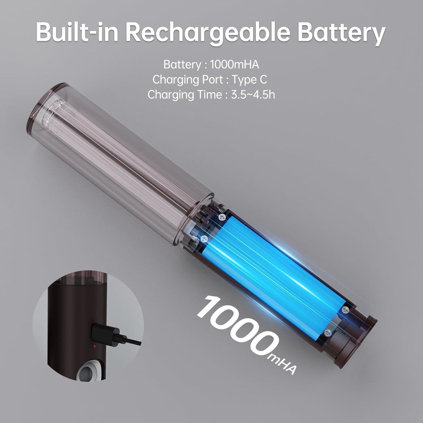 Koopala Motion Sensor LED Night Lights, Rechargeable Battery Operated Indoor Smart Motion Detector Nightlights with 3 Modes&3 Brightness, Auto Body Sensor Wall Lamps for Closet Stairway Cabinet