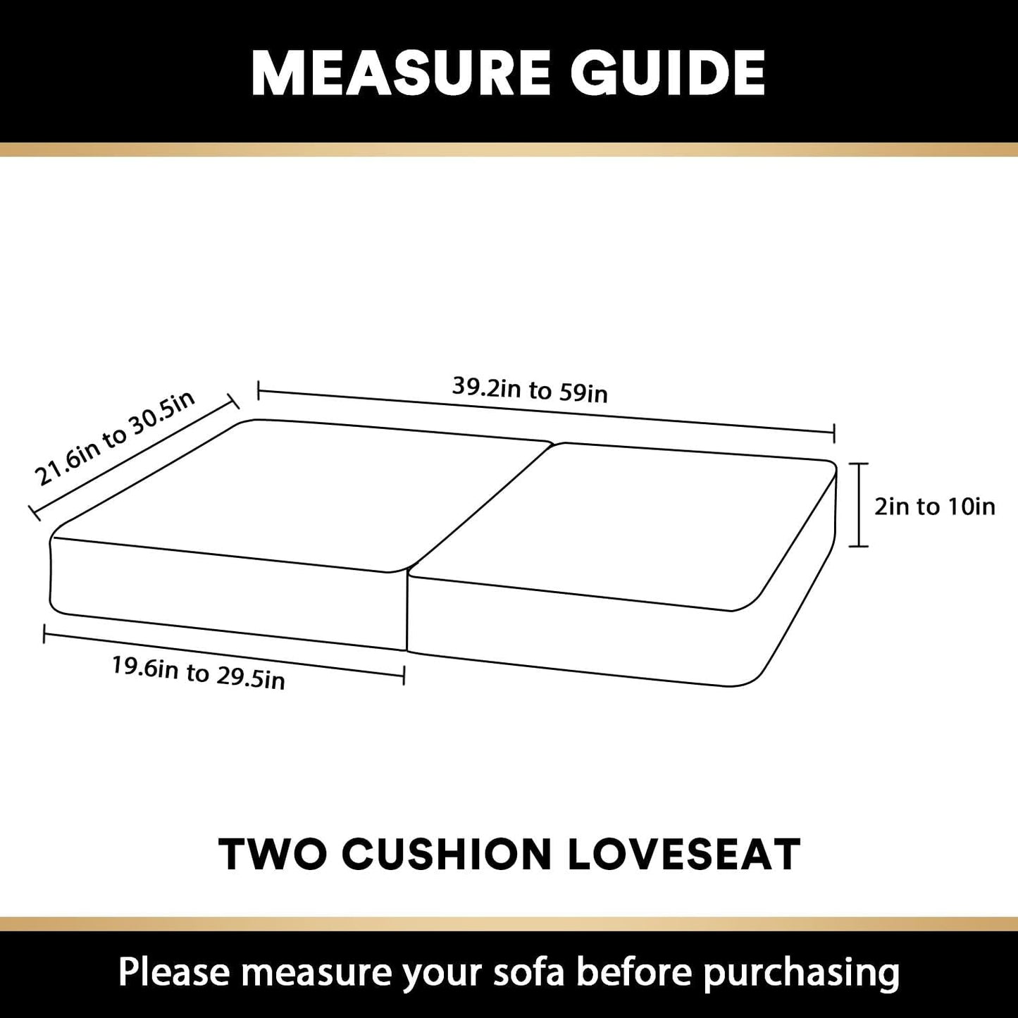 PrinceDeco Velvet Couch Cushion Cover Stretch Cushion Slipcover for Chair Loveseat Sofa Furniture Protector Seat Cushion Sofa Cover (Each Width Up to 29.5", Navy)