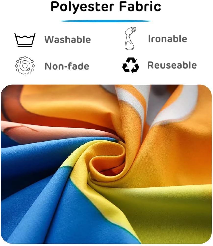 BELECO Tie Dye Tapestry Wall Hanging Fabric 60x50 Inch Colorful Spiral Tie Dye Tapestry Hippi 60s Themed Party Decorations Rainbow Tapestry Art Wall Decor for Bedroom Aesthetic Living Room Dorm