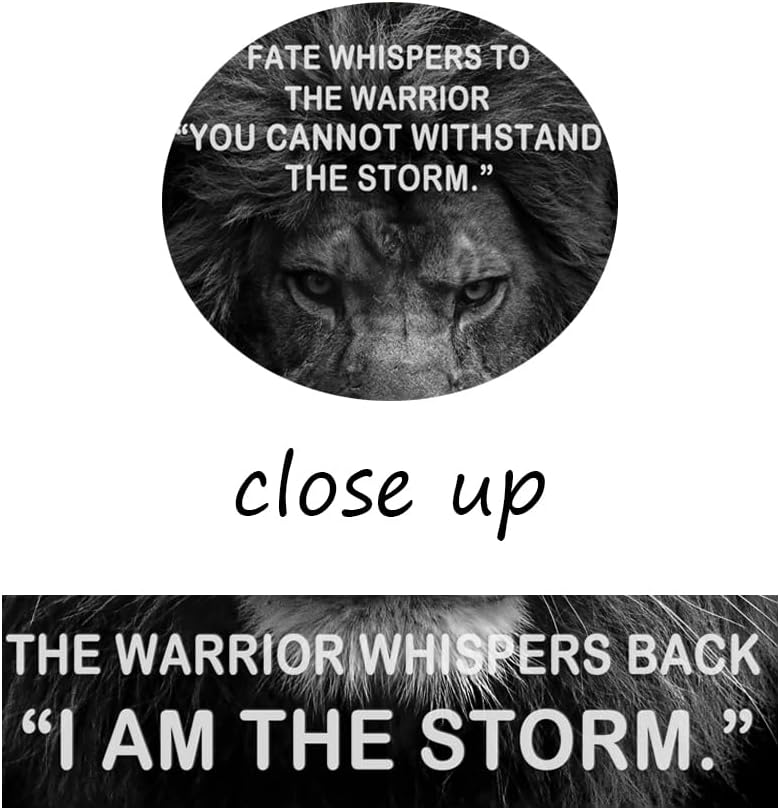 I Am The Storm Inspirational Canvas Wall Art Office Decor Motivational Painting Inspiring Entrepreneur Quotes Posters Prints Modern Home Decor Artwork Wooden Framed Ready to Hang[24" W x 36" H]