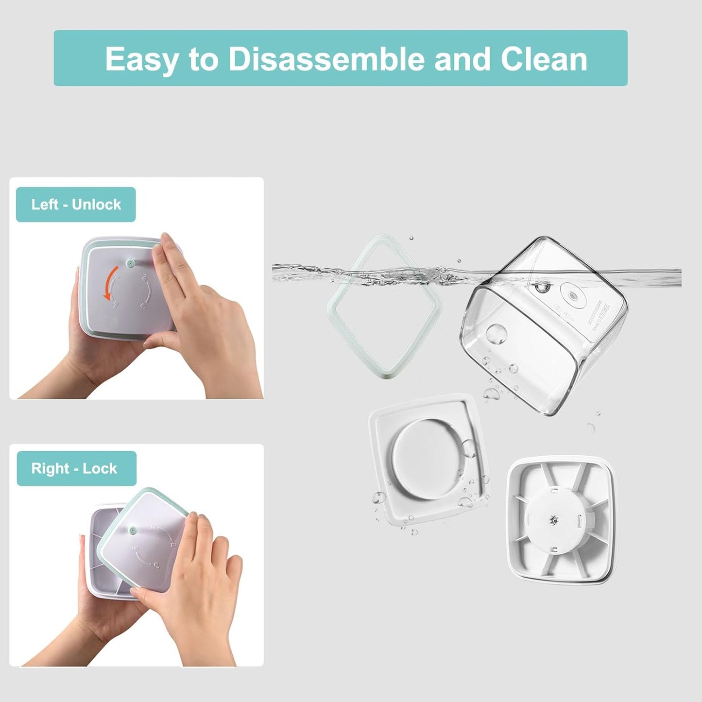 Pop Containers with Lids - Stackable Airtight Food Storage, Kitchen Pantry Storage Containers for Snacks Candy Salt Herbs Spices BPA-Free (3300ML*3)