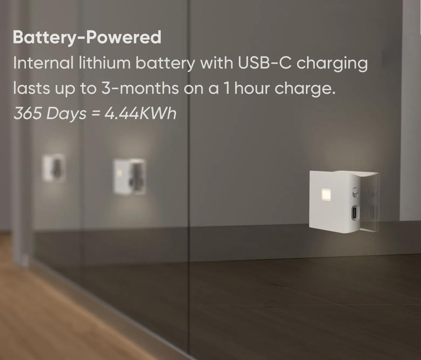 Rechargeable Night Lights with Dusk to Dawn & Motion Sensors, Warm & Soft White Stair Lights for Bathroom, Hallway, Linkable, Magnetic Mount, 9 Pack