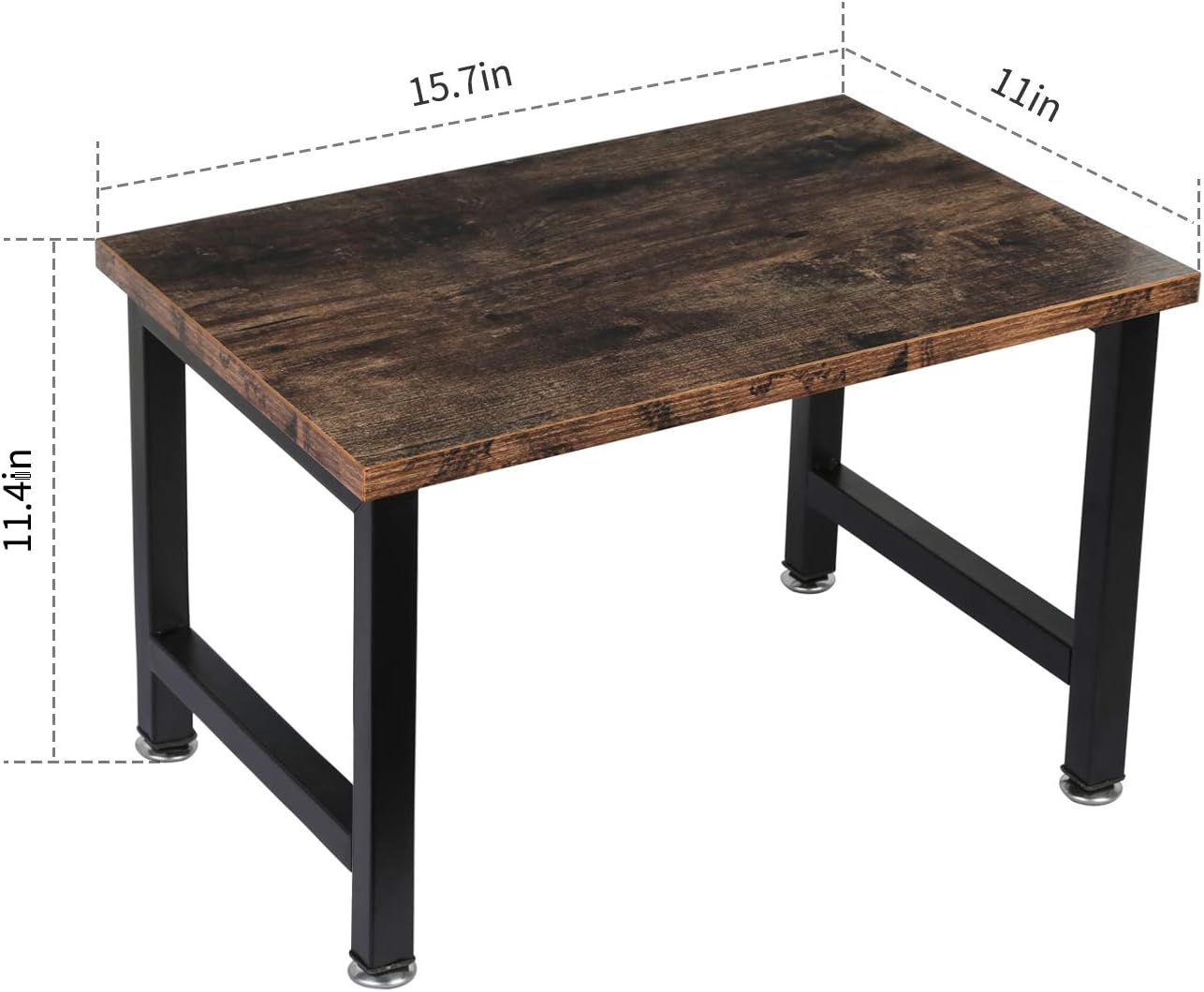 OROPY Vintage Printer Stand Holder - Multi-Purpose Desktop Shelf Storage Organizer for Printers, Fax Machine, Scanner, Office Supplies with Adjustable Anti-Skid Feet