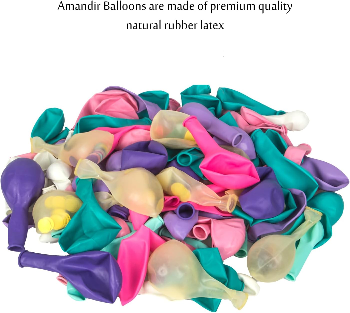 Amandir 134pcs Unicorn Balloons Arch Garland Kit, Unicorn Birthday Party Decorations for Girls Confetti Light Purple Aqua Blue Pink Balloons Set Wedding Baby Shower Party Supplies