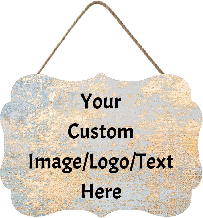 Personalized Custom Wooden Signs with Any Text Name for Home Door Man Cave Bar Family Farmhouse Decorative Home Kitchen Rustic Wall Decor