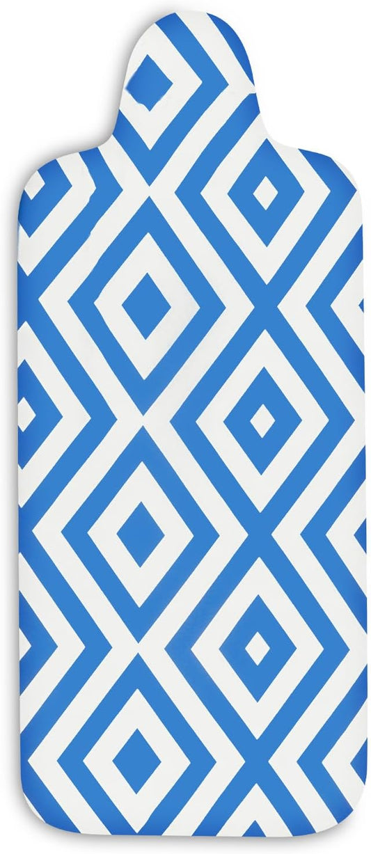 Extra Large Ironing Board Replacement Cover (Blue Rhombus)
