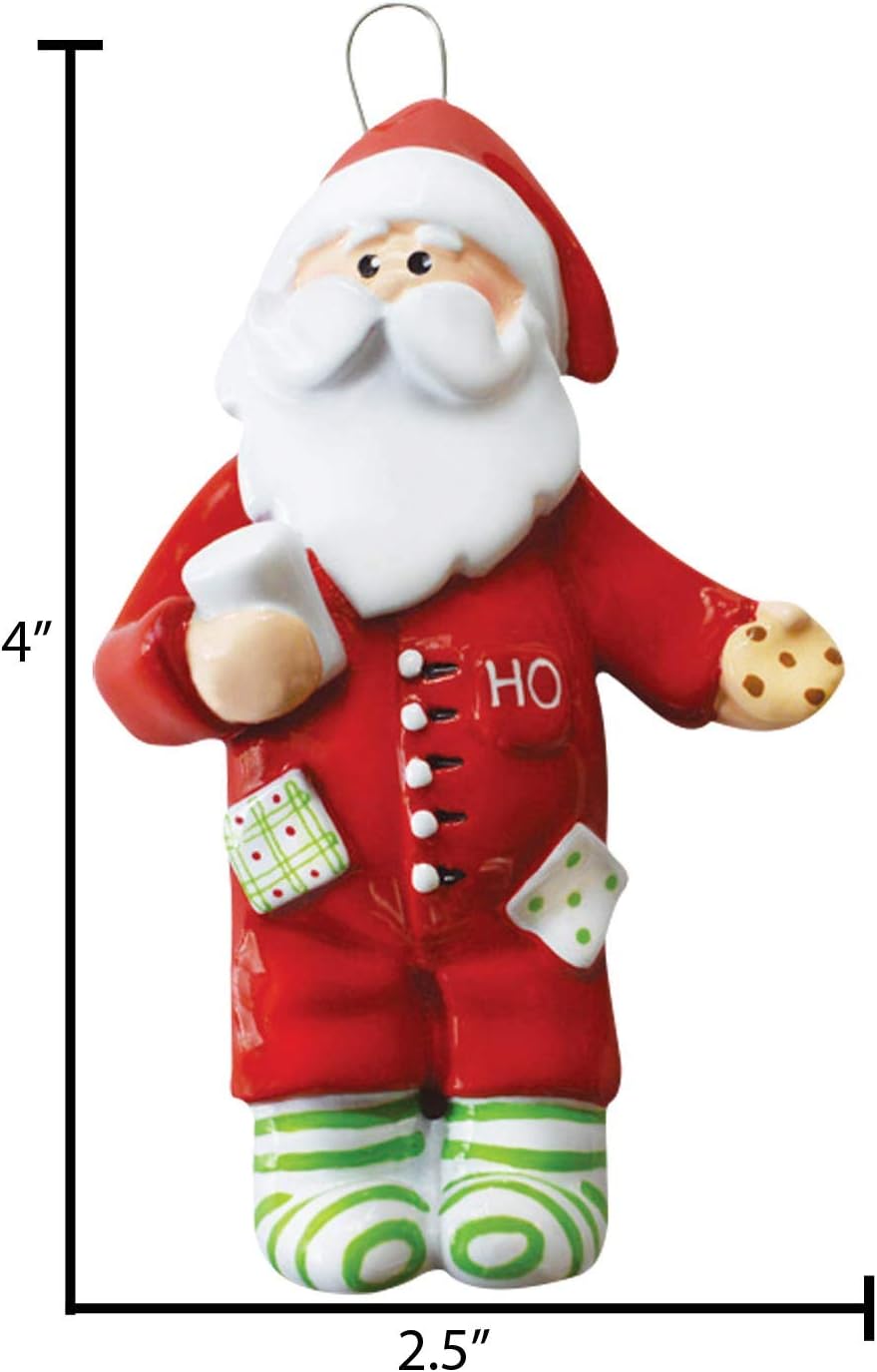 Personalized Santa Christmas Ornaments 2024 - Customized Santa Head Keepsake Ornaments for Christmas Tree