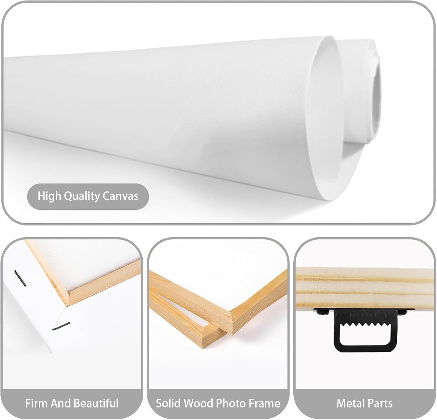 Personalized Custom Canvas Wall Art, Custom Canvas Prints With Your Photos, Customized Wall Art For Bedroom Unique Gift For Christmas Valentine'S Day Wedding Housewarming For Mom Women And Men 16×16