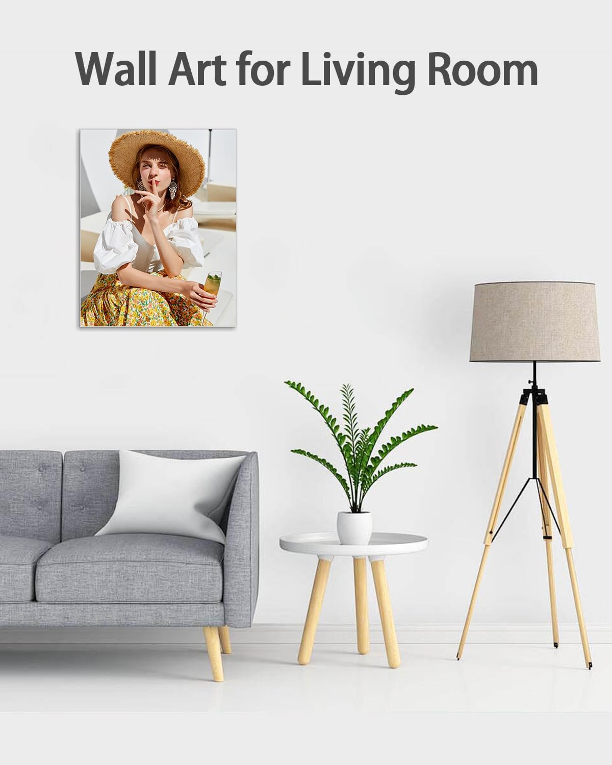 AbcCustomize Canvas Prints with Your Photos，Custom Canvas Wall Art for Bedroom, Living Room, Farmhouse Decor，Personalized Gifts Canvas Prints for Family，Friend，Lover，Pet